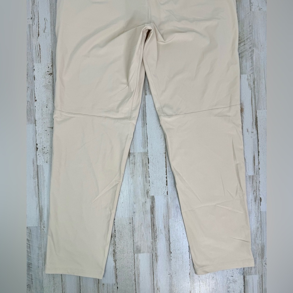 CRZ Yoga Pants Mens 38x31 Cream Athleisure Golf Polyester Stretch Gym Joggers - Picture 10 of 10